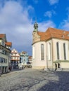 Historic cathedral and monastery in the Swiss city of St. Gallen