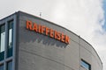 Raiffeisen Bank sign at headquarters in St. Gallen Royalty Free Stock Photo