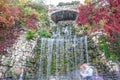 St. Gellert Mountain waterfall. Long exposure Royalty Free Stock Photo