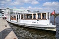 Steamer St. Georg on the Inner Alster in Hamburg, Germany.