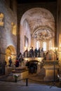 St. George Basilica Interior at Prague Castle - Prague, Czech Republic Royalty Free Stock Photo