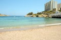 St. George beach, Paceville, St. Julian`s, Malta Royalty Free Stock Photo