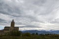 St. George Cathedral of Alaverdi Monastery complex. Caucasus mountains. Kakheti region, Georgia