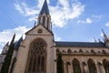 St. George Church on the bank of the River Saone, the old town of Lyon, France Royalty Free Stock Photo