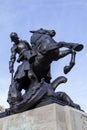 St George and the dragon first world war memorial statue London