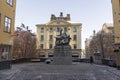 St George Dragon Statue in the city of Stockholm Sweden