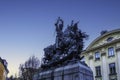 St George and dragon statue Gamla Stan Stockholm Sweden Royalty Free Stock Photo