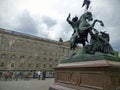 St. George and the dragon statue to Berlin in Germany.