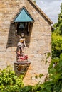 St George and Dragon Statue, Snowshill Manor, Gloucestershire, England.