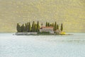 St.George Island near Perast in Bay of Kotor, Montenegro Royalty Free Stock Photo
