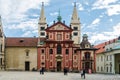 St. George`s basilica, Prague Castle District, Prague, Czech Republic