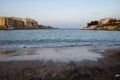 St George`s Bay in Paceville,Malta Royalty Free Stock Photo