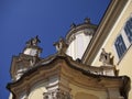 St. George`s Cathedral is a baroque-rococo cathedral located in the city of Lviv. Beautiful Christian church. Fragment of the Royalty Free Stock Photo