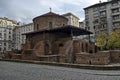 St. George`s Church is an early Christian red brick rotunda and is the oldest building in Sofia, the capital of Bulgaria Royalty Free Stock Photo