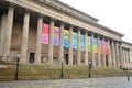 St George`s Hall is a building on St George`s Place, opposite Lime Street railway station in the centre of Liverpool, England Royalty Free Stock Photo