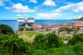 St George s harbour in Grenada Royalty Free Stock Photo