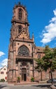 St. Georges Church in Selestat on a wine route of Alsace, France Royalty Free Stock Photo