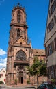 St. Georges Church in Selestat on a wine route of Alsace, France Royalty Free Stock Photo