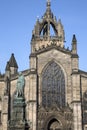 St Giles Cathedral Church; Royal Mile; Lawnmarket; Edinburgh Royalty Free Stock Photo