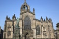 St Giles Cathedral Church; Royal Mile; Lawnmarket; Edinburgh Royalty Free Stock Photo