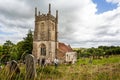 St Giles Church in the ghost village of Imber in Wiltshire, UK