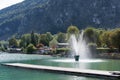 ST GILGEN, SALZBURG/AUSTRIA - SEPTEMBER 15 : Fountain in Lake W