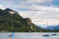 ST GILGEN, SALZBURG/AUSTRIA - SEPTEMBER 15 : Yachts Moored in L