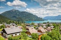 St Gilgen village at Wolfgangsee in Austria