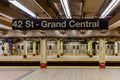 42 St - Grand Central Subway Station Royalty Free Stock Photo