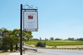 St Hallett winery sign, Barossa Valley.