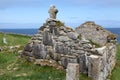 St. Helen's Oratory - Cape Cornwall Royalty Free Stock Photo