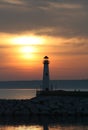 St Ignace Lighthouse Royalty Free Stock Photo