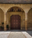 St.Illuminata Portal Church. Montefalco. Umbria.