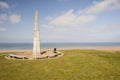 The 1st infantry division monument near Omaha Beac