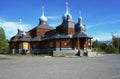 The St. Innocent Russian Orthodox Cathedral in Anchorage, Alaska