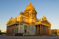 St. Isaac Cathedral, June morning. Saint-Petersburg