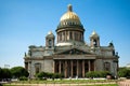 St. Isaac's Cathedral and the Bronze Horseman Royalty Free Stock Photo