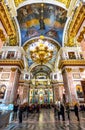 St. Isaac`s Cathedral interiors, Saint Petersburg, Russia