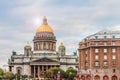 St. Isaac`s Cathedral in St. Petersburg near the hotel