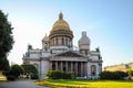 St. Isaac's Cathedral in St. Petersburg. Royalty Free Stock Photo