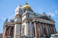 St. Isaac's Cathedral in St. Petersburg. Royalty Free Stock Photo