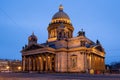 St. Isaac`s Cathedral at white night, Saint Petersburg, Russia Royalty Free Stock Photo