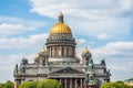 St. Isaac& x27;s Cathedral in the summer after restoration in Saint-Petersburg, Russia. Royalty Free Stock Photo