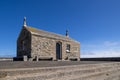 View of the ancient Chapel of St Nicholas at St Ives, Cornwall on May 13, 2021