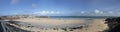 St Ives harbour beach at low tide Royalty Free Stock Photo