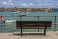 St. Ives Harbour in Cornwall, UK Royalty Free Stock Photo