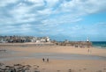 St Ives harbour, Cornwall, UK. Low tide. Royalty Free Stock Photo