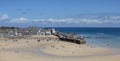 St Ives panorama of town and beach Royalty Free Stock Photo