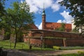 The st.Jacek Church in Slupsk, Poland. Royalty Free Stock Photo