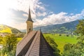 Rural alpine chapel Royalty Free Stock Photo